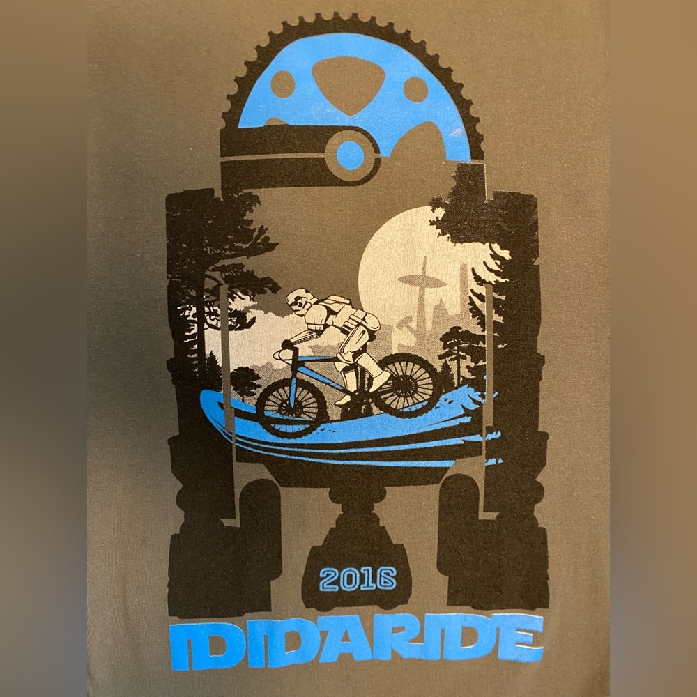 IDIDARIDE 2016 Suwannee Trail Florida Stormtrooper R2D2 Long Sleeve Unisex Tee - Picture 2 of 3